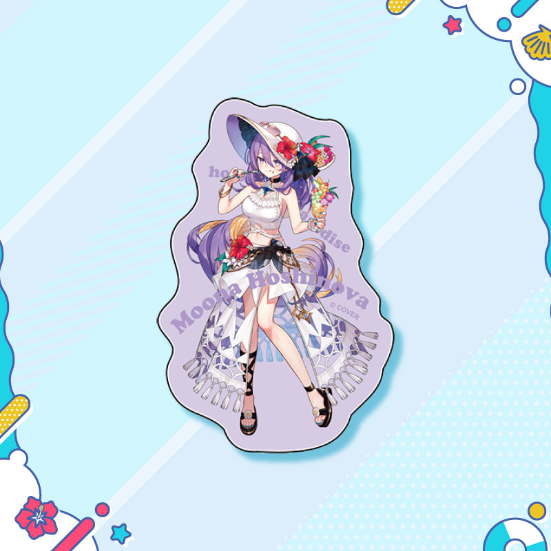 [20250726 - 20250901] "holonatsu Paradise Merch vol.2" Clear Sticker - hololive Indonesia