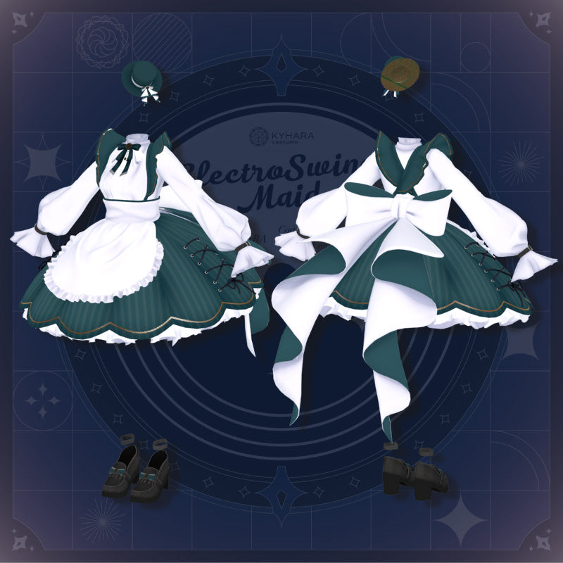 [20250701 - ] "KYHARA" 电子摇摆女仆装（兼容多种avatar）