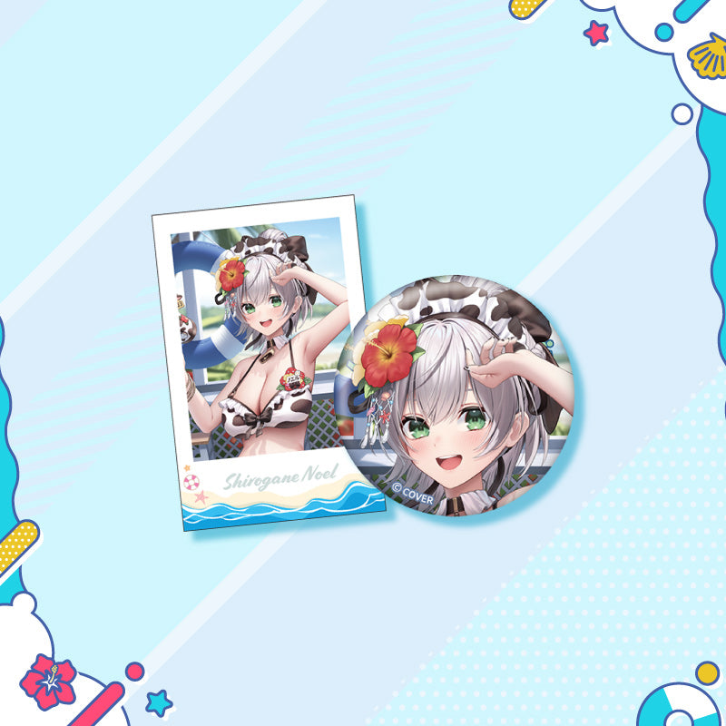 [20250726 - 20250901] "holonatsu Paradise Merch vol.2" Button Badge &Cheki-Style Card Set - GAMERS & Gen 3 & Gen 4
