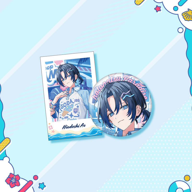 [20250726 - 20250901] "holonatsu Paradise Merch vol.2" Button Badge &Cheki-Style Card Set - hololive DEV_IS