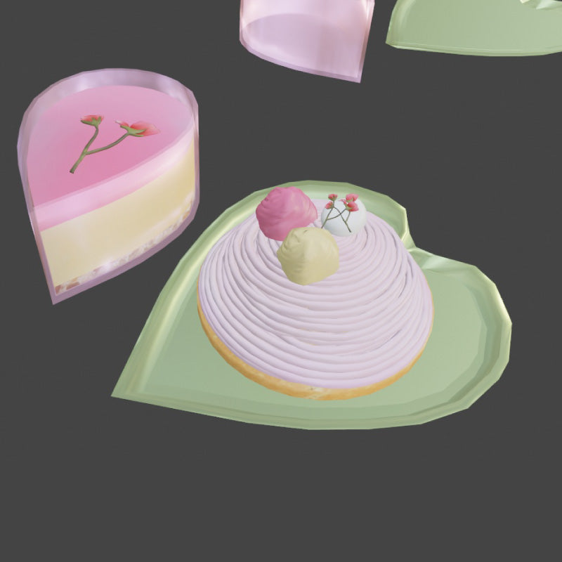 [20250425 - ] "IKA 3DCG art studio" Cherry Blossom Tea House Set (13 items)