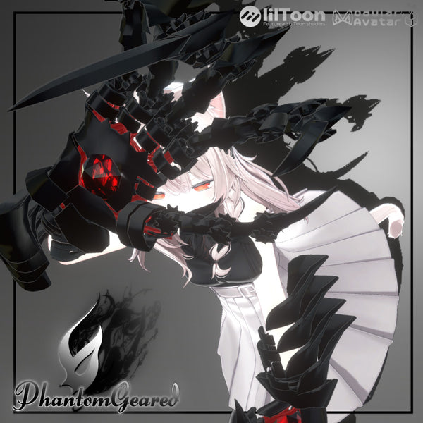 [20251030 - ] "t-shop"【VRChat】Phantom Series Vol.1 — Mechanical Prosthetic Arm “PhantomGeared” Compatible with almost all avatars / Includes full package with setup for 20 avatars