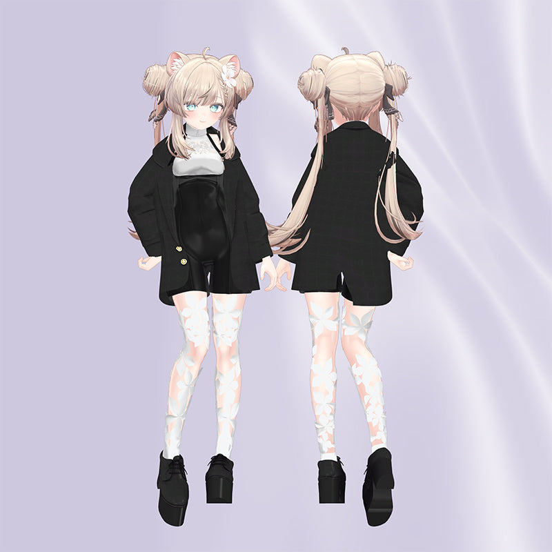 [20240312 - ] "monoTone" 3D Avatar服装 "LilyGala" 支持以下6个avatar: Lapwing, Lasyusha, Manuka, Misty Cocktail, Shinra, Andy（适用于VRChat）