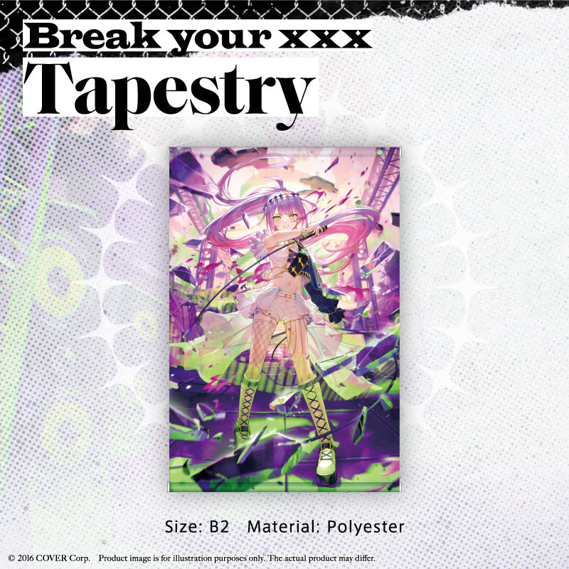 "Tokoyami Towa 1st Solo Concert "Break your ×××" Concert Merchandise (2nd)" Tapestry