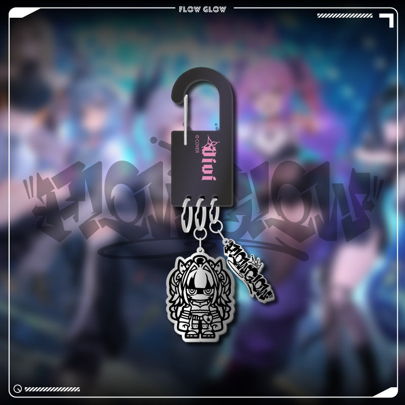 [20241109 - 20241209] "FLOW GLOW Debut Celebration" Metallic Carabiner Keychain