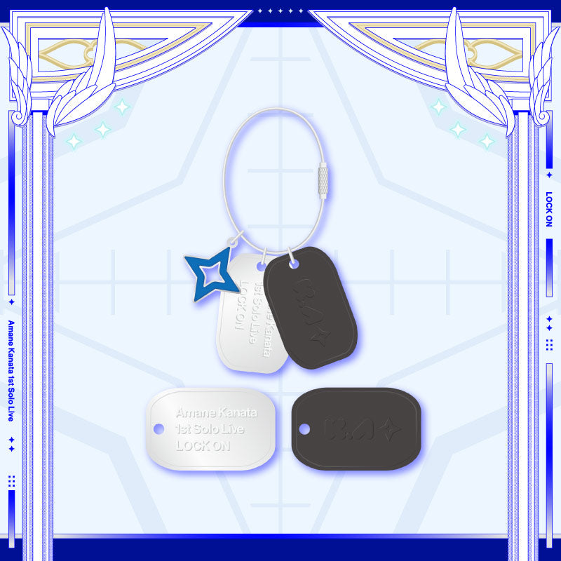 [Secondary sales] Amane Kanata 1st Solo Live “LOCK ON” Concert Merch - Motif Keychain