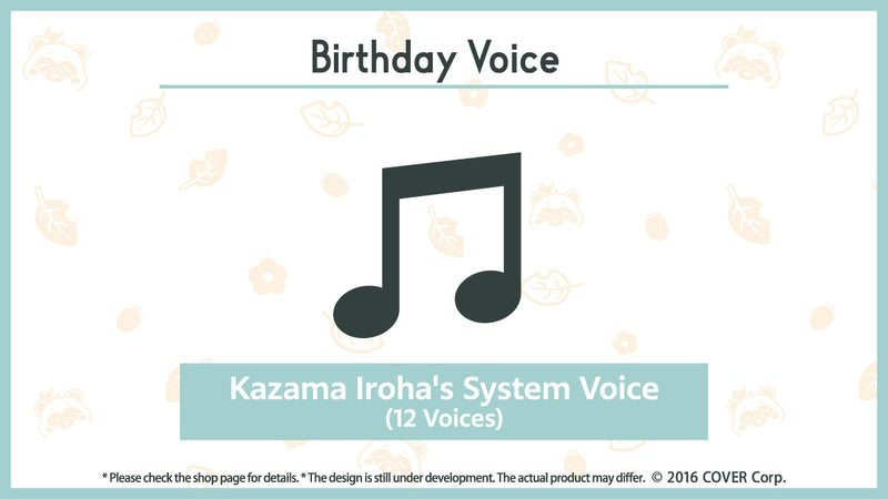 [20230618 - 20230724] [Limited Quantity/Handwritten Bonus] "Kazama Iroha Birthday Celebration 2023" Merch Complete Set Limited Edition
