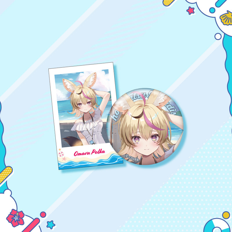 [20250726 - 20250901] "holonatsu Paradise Merch vol.2" Button Badge &Cheki-Style Card Set - Gen 5 & Secet Society holoX