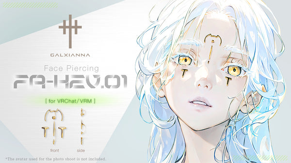 [20240314 - ] "GALXIANNA" 3D Avatar用配件 脸环 "FA-HEV.01"