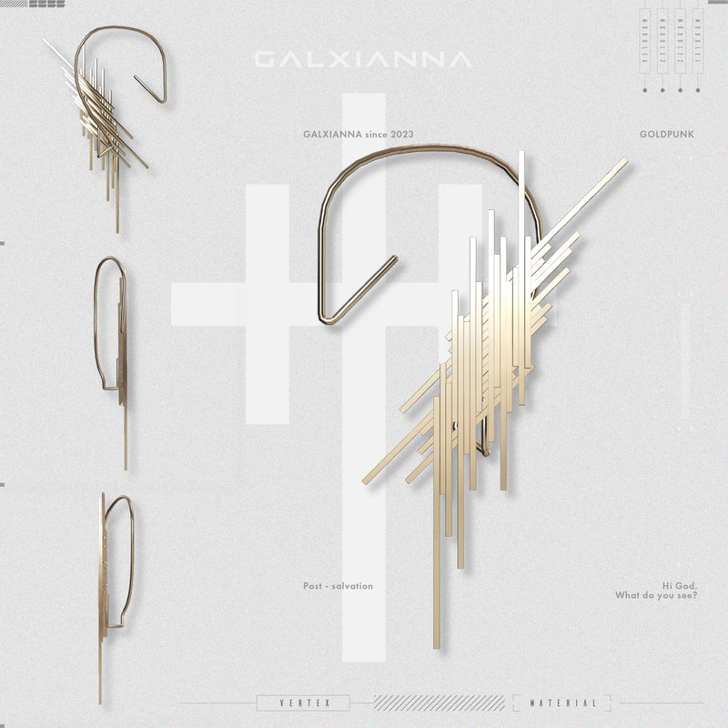 [20240130 - ] "GALXIANNA" 3D Avatar用配件 全耳式耳环 "ER-HEV.01"