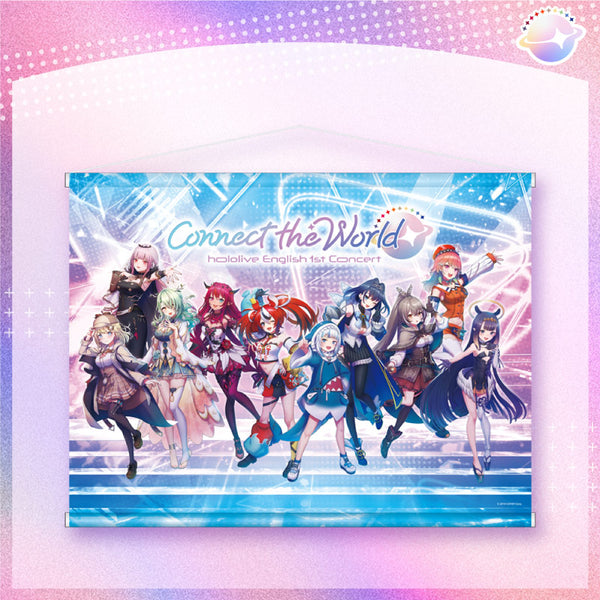 "hololive English 1st Concert -Connect the World- Concert Merchandise Pre-Order" Tapestry