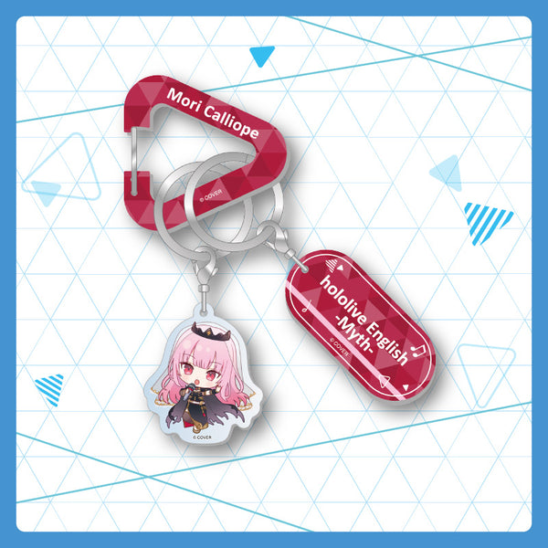 [20240910 - ] "holomini Vocal Series hololive English -Myth-" Carabiner Keychain