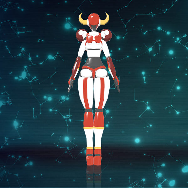 [20240202 - ] "IspVitamin" Super Robo "Bullredder-chan" by Armored Union [Avatar for VRChat]