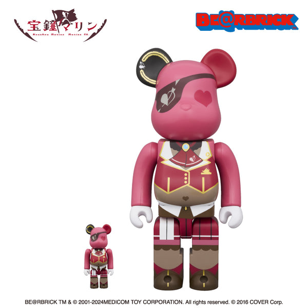 [20241024 - ] "hololive × BE@RBRICK" Houshou Marine 100％ & 400％