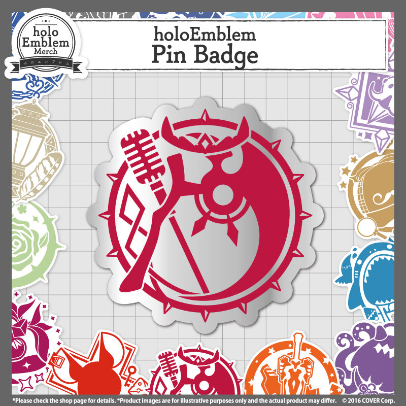 [20240326 - ] "hololive English holoEmblem" Pin Badge