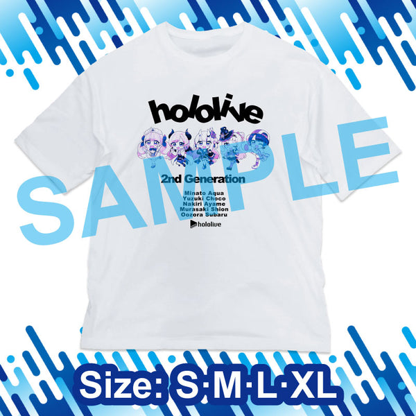 [20210906 - 20210930] "hololive summer festival × atre Akihabara" SUMMER FESTIVAL Loose-fitting Silhouette T-shirt hololive 2nd Generation
