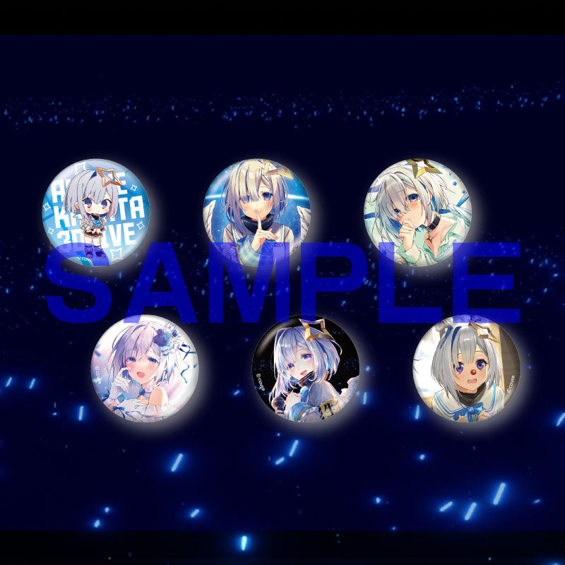[20210308 - 20210412] "Amane Kanata Birthday 2021" Blind packaged button badge（All 6 types）
