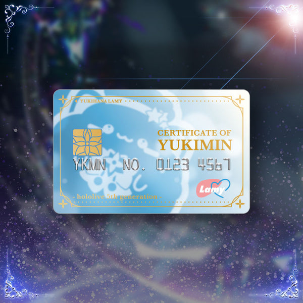 [20220812 - 20220912] "Yukihana Lamy 2nd Anniversary Celebration" Certification of Yukimin