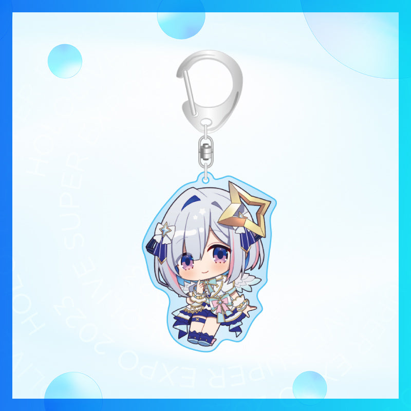 "hololive SUPER EXPO 2023" Chibi Acrylic Keychain Bright Outfit Ver. - Gen 3 & Gen 4