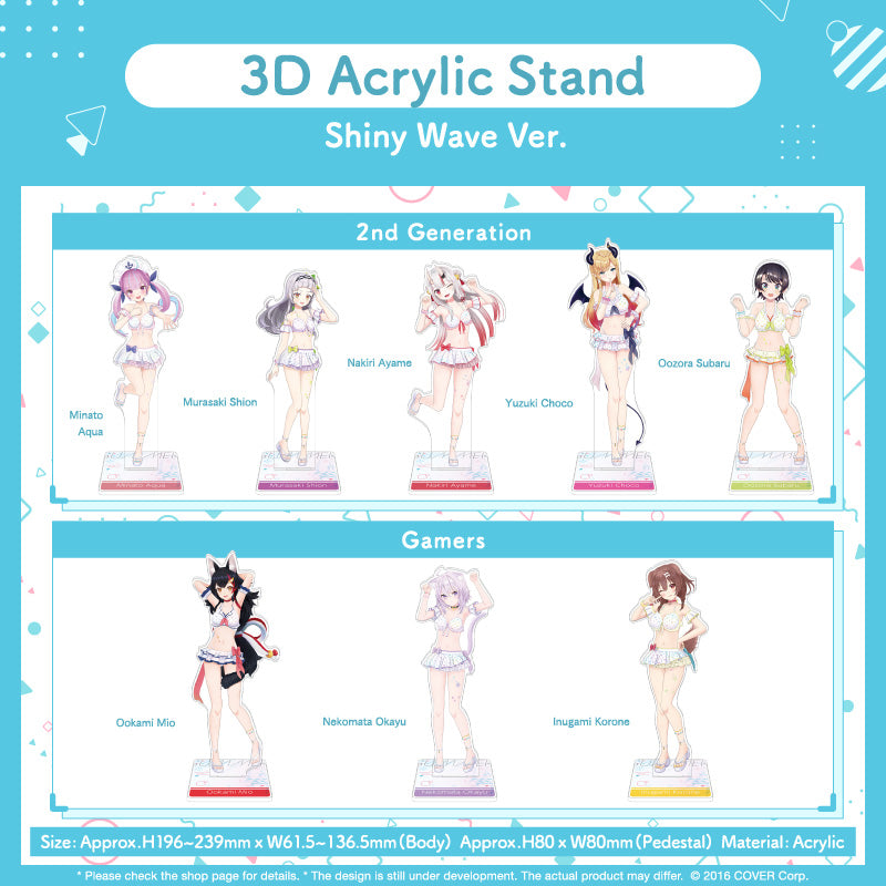 3D Acrylic Stand Shiny Wave Ver. (2nd Generation & Gamers)