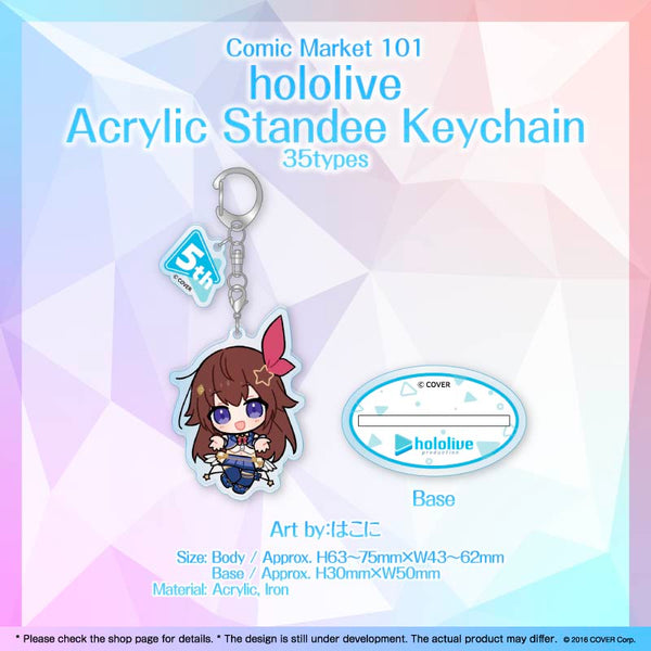 [20221231 - 20230206] "Comic Market 101 Merchandise" hololive Acrylic Standee Keychain Gen 0 & Gen 1