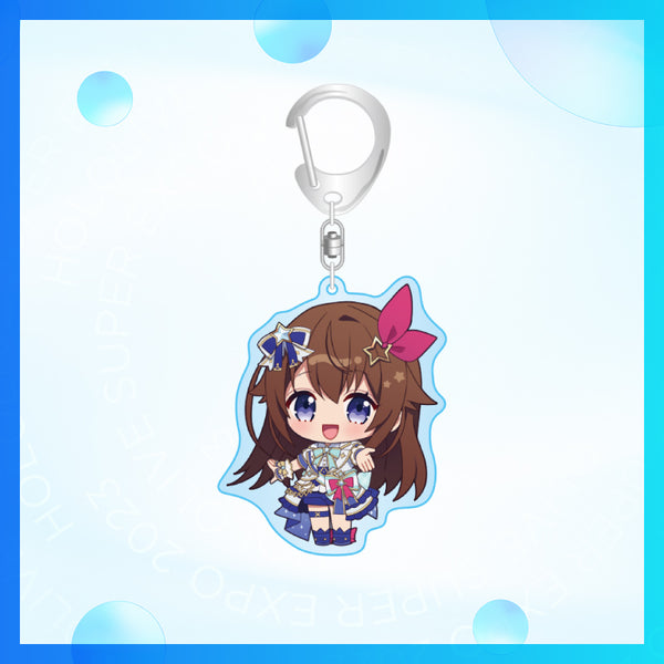 "hololive SUPER EXPO 2023" Chibi Acrylic Keychain Bright Outfit Ver. - Gen 0 & Gen 1