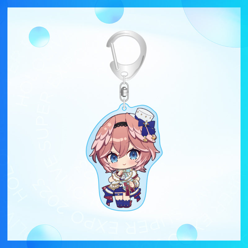 "hololive SUPER EXPO 2023" Chibi Acrylic Keychain Bright Outfit Ver. - Gen 5 & Secret Society holoX
