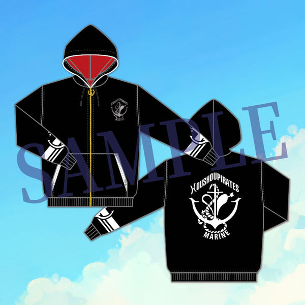 [20210730 - 20210830] "Houshou Marine Birthday Commemorative 2021" Hoodie matched with the captain