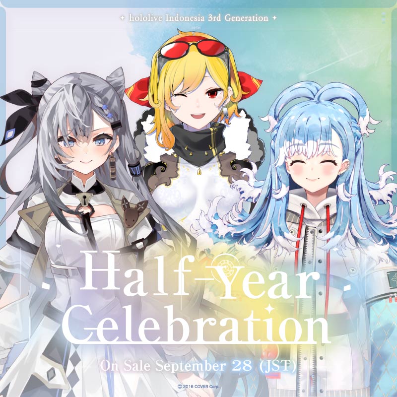 [20220928 - ] "hololive Indonesia 3rd Generation Half-Year Celebration" Half-Year Celebration Voice Set