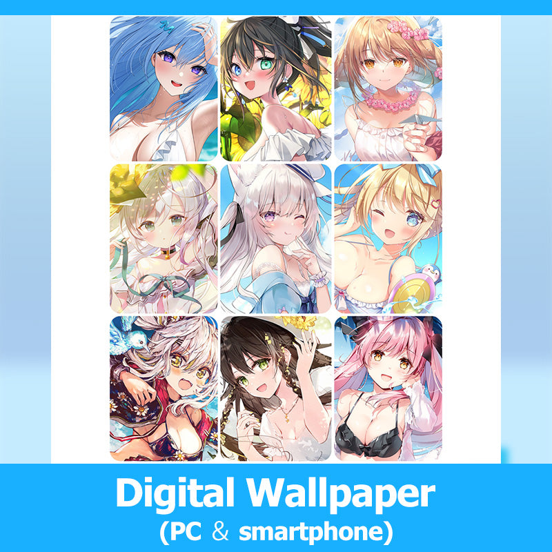 [20220802 - 20220831] "Summer Illustrations Expo" Digital Wallpaper (PC & smartphone)