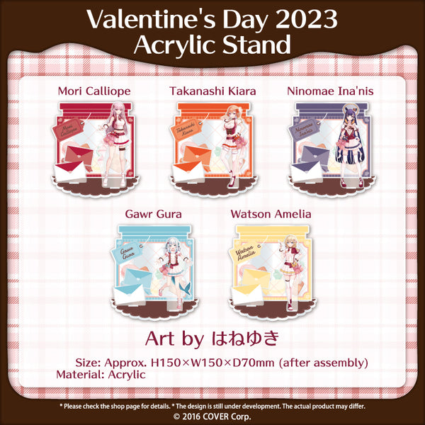 [20230214 - 20230320] "hololive English Valentine's Day 2023" Acrylic Stand - Myth