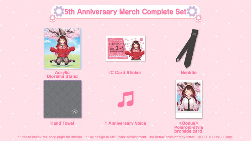 [20230304 - 20230410] "Robocosan 5th Anniversary Celebration" Merch Complete Set