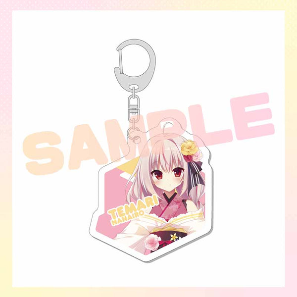 [20211104 - ] "HACONECT 1st Generation Debut Commemorative Goods" Nanairo Temari Acrylic Key Chain