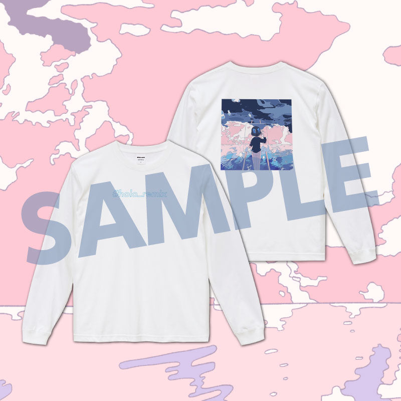 [20211117 - 20211220] "#holo_remix Official Goods" #holo_remix Long Sleeve Tee WHT