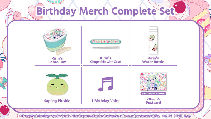 [20230322 - 20230424] [Limited Quantity/Handwritten Bonus] "Ceres Fauna Birthday Celebration 2023" Birthday Merch Complete Set Limited Edition