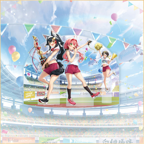 [20221107 - 20221212] "[Happy☆Fever! hololive] Release Special" Sports Fest With Everyone-Nye! Acrylic Diorama Stand