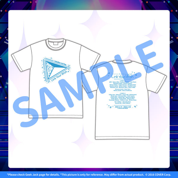 hololive 3rd fes. Link Your Wish White T-shirt