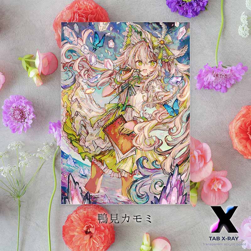 [20220430 - 20220531] "#TOKYOILLUSTRATIONWEEK" X-RAY A4 (Translucent Acrylic Art)