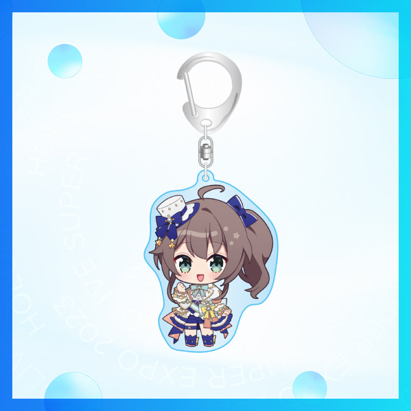 "hololive SUPER EXPO 2023" Chibi Acrylic Keychain Bright Outfit Ver. - Gen 0 & Gen 1