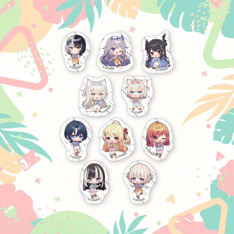 "hololive SUPER EXPO 2024" Event Merchandise Chibi Flake Stickers Ad