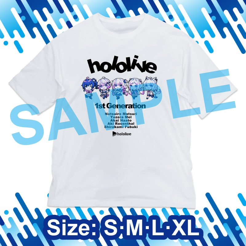 [20210906 - 20210930] "hololive summer festival × atre Akihabara" SUMMER FESTIVAL Loose-fitting Silhouette T-shirt hololive 1st Generation