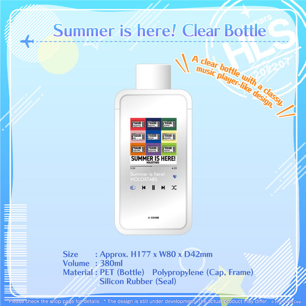 [20220725 - 20230130] "HOLOSTARS Summer is here!" Clear Bottle