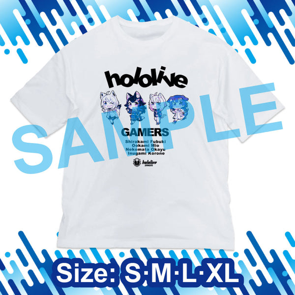 [20210906 - 20210930] "hololive summer festival × atre Akihabara" SUMMER FESTIVAL Loose-fitting Silhouette T-shirt hololive Gamers