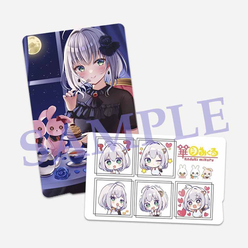 [20210912 - 20211011] "Kaduki Mikuru Birthday 2021" IC Card Stickers 2 Pieces Set