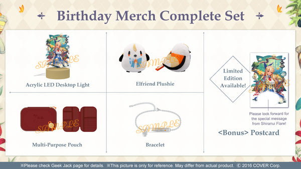[20220619 - 20220725] [Made to order/Duplicate Autograph] "Shiranui Flare Birthday Celebration 2022" Merch Complete Set
