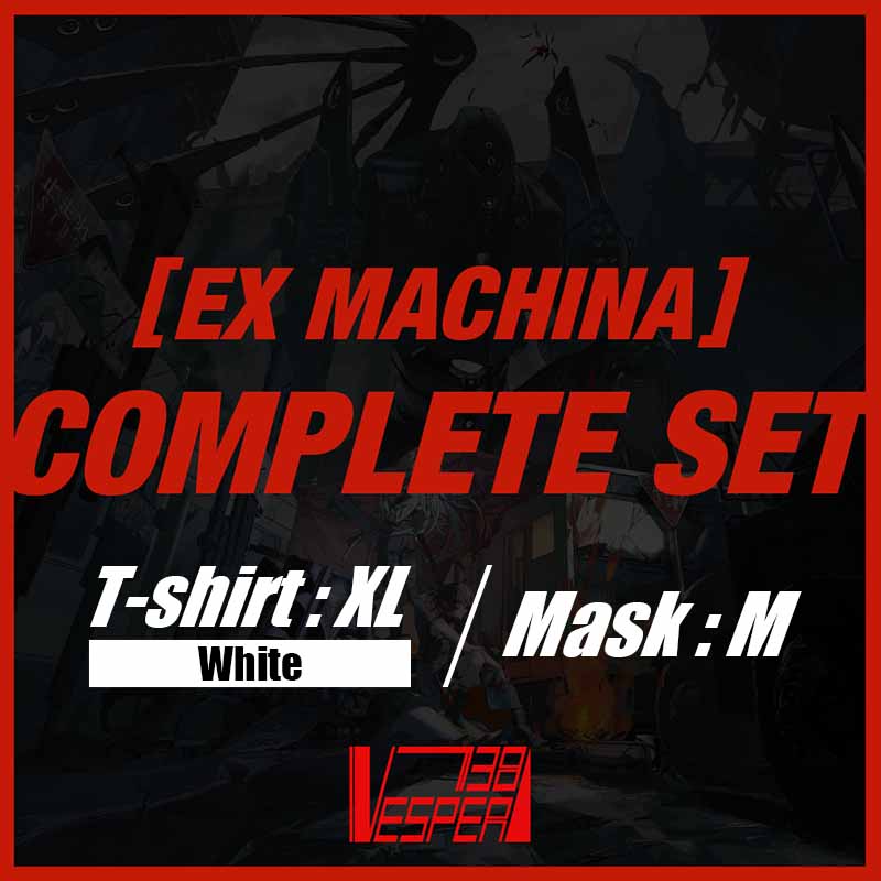[20210626 - 20210718] "VESPERBELL OFFICIAL GOODS vol.01" [EX MACHINA] COMPLETE SET White XL Mask M