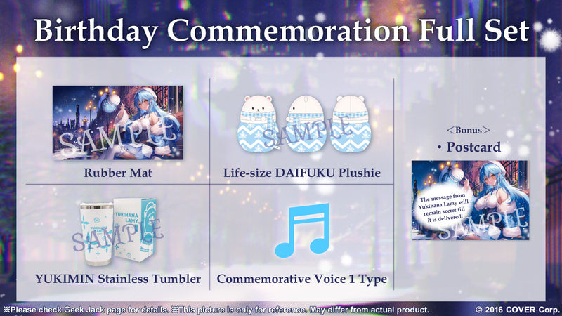 [20211115 - 20211220] "Yukihana Lamy Birthday Commemoration 2021" Full Set