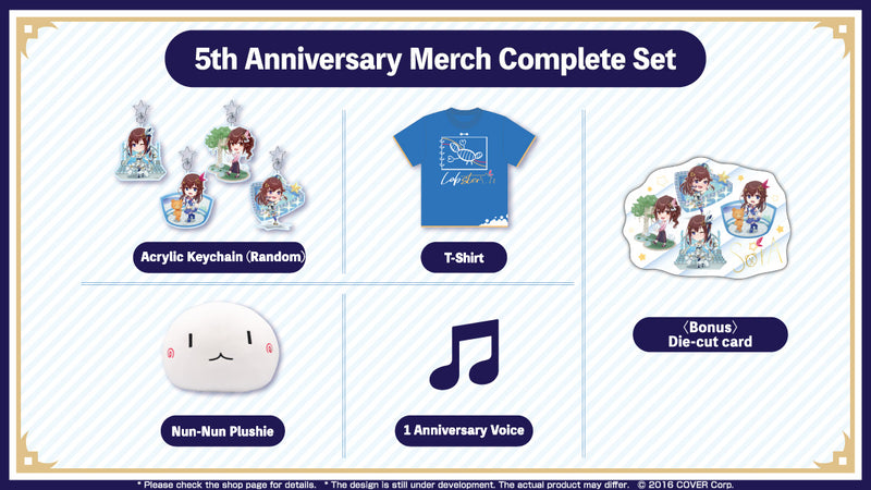 [20220907 - 20221010] "Tokino Sora 5th Anniversary Celebration" Merch Complete Set