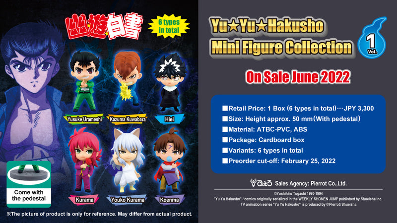 The YuYu Hakusho Next Stage prizes on Web Kiki have been announced