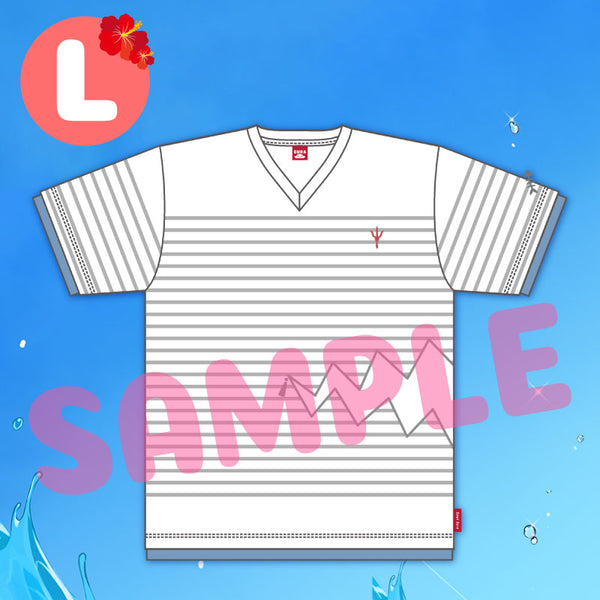 [20210621 - 20210726] "Gawr Gura Birthday 2021" Full Graphic T-shirt (Design by Icomochi-sensei, Size L)